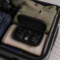 Mini Tech Accessory Organizer Case – Compact Cable, Charger & Earbud Storage Bag