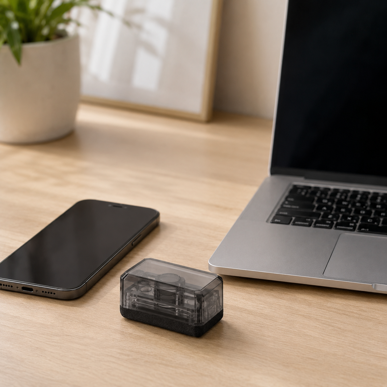Transparent Reusable Screen Cleaner for Phones & Laptops