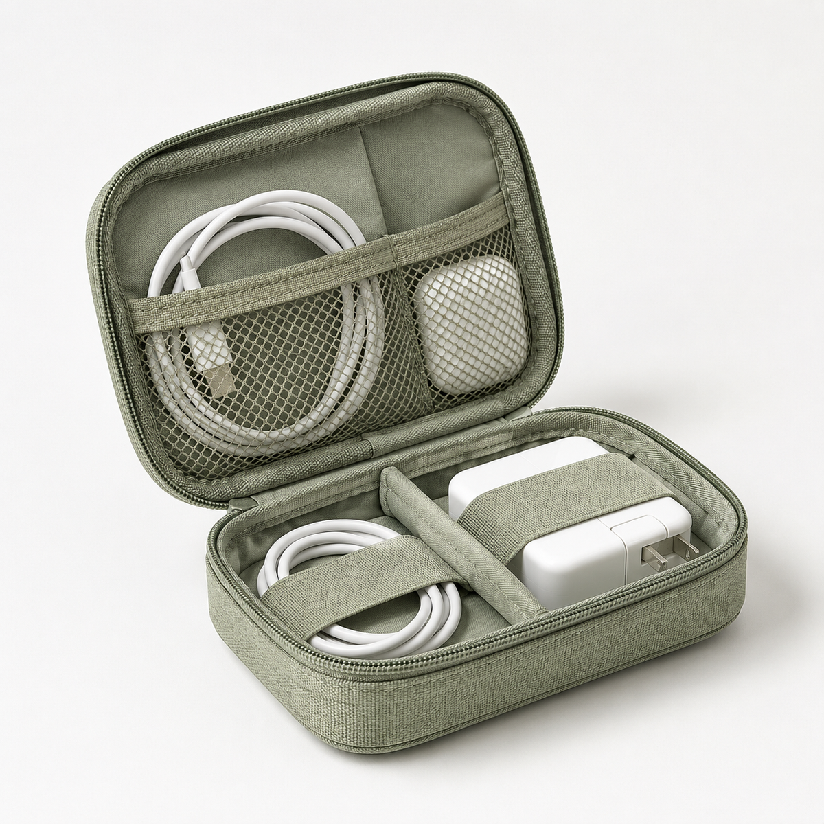Portable Charger and Cable Organizer Bag