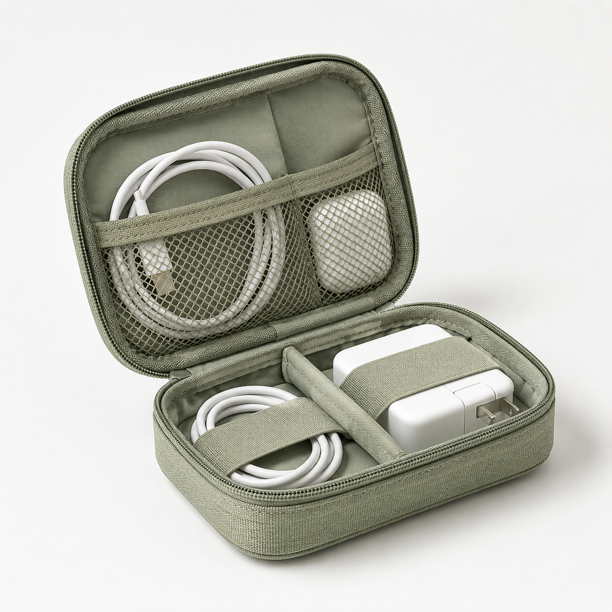 Portable Charger and Cable Organizer Bag