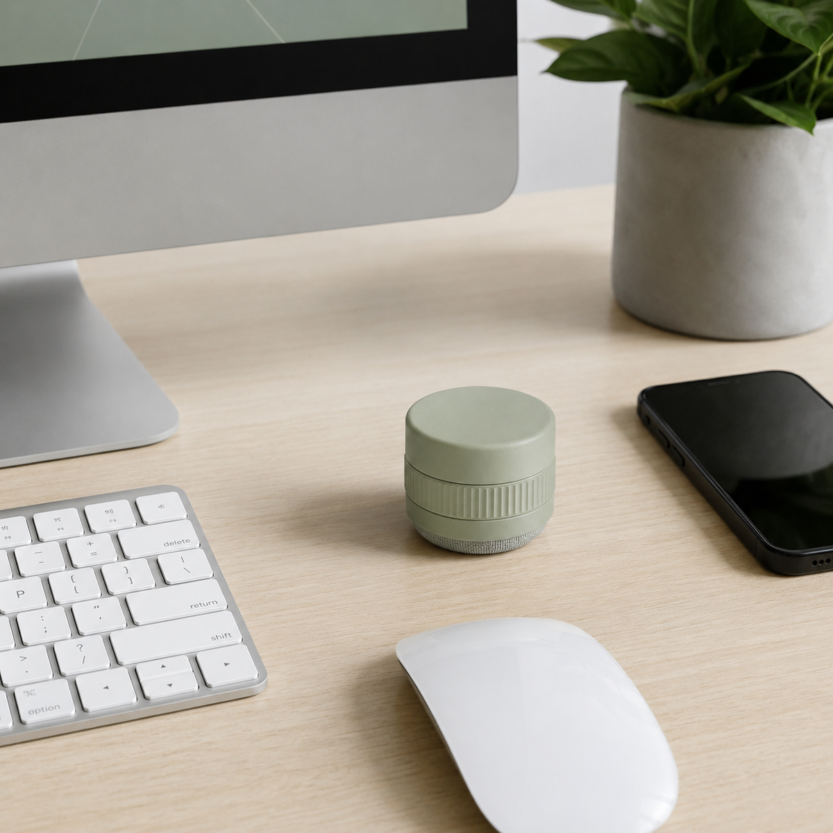Compact Reusable Screen Cleaner for Everyday Devices