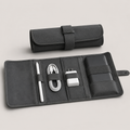 Roll-Up Tech Accessory Organizer – Portable Storage Wrap for Cables, Chargers & Power Banks