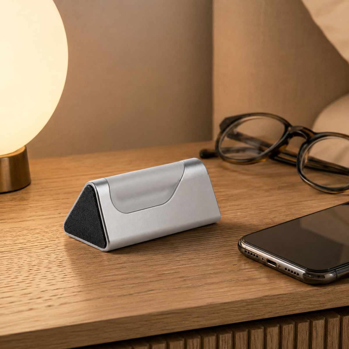 Portable Triangular Screen Cleaner for Everyday Devices